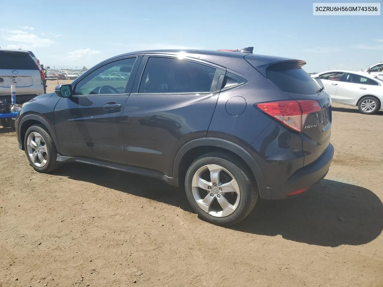 2016 Honda Hr-V Ex VIN: 3CZRU6H56GM743536 Lot: 58576704