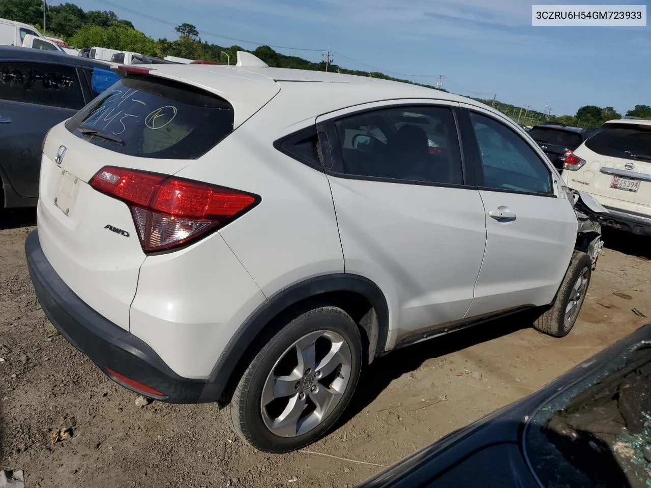 2016 Honda Hr-V Ex VIN: 3CZRU6H54GM723933 Lot: 59920214