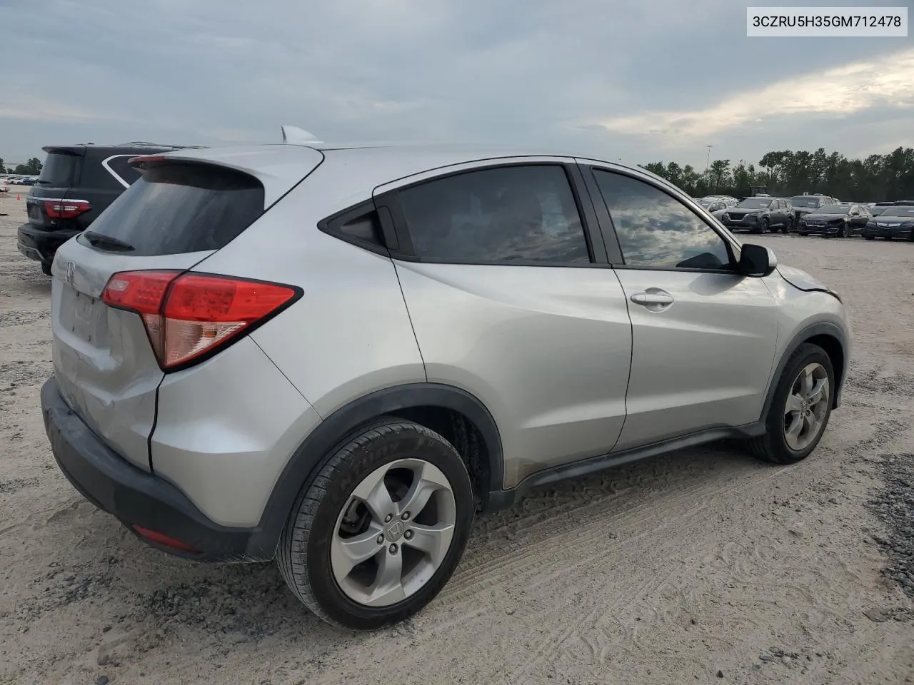 2016 Honda Hr-V Lx VIN: 3CZRU5H35GM712478 Lot: 63003104