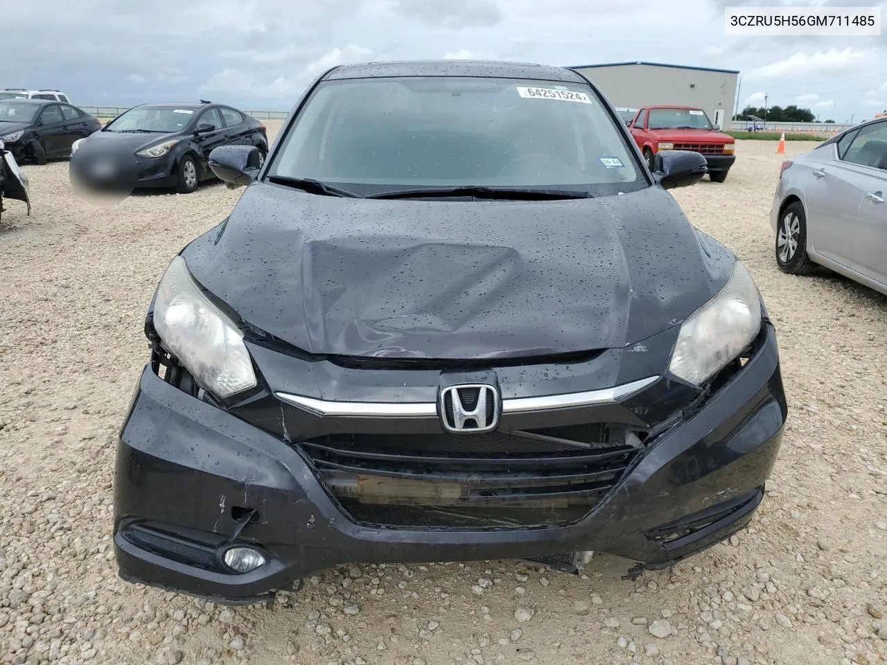 2016 Honda Hr-V Ex VIN: 3CZRU5H56GM711485 Lot: 64251524