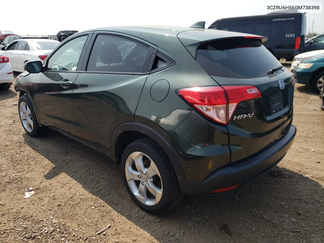 2016 Honda Hr-V Ex VIN: 3CZRU6H56GM738398 Lot: 64771574