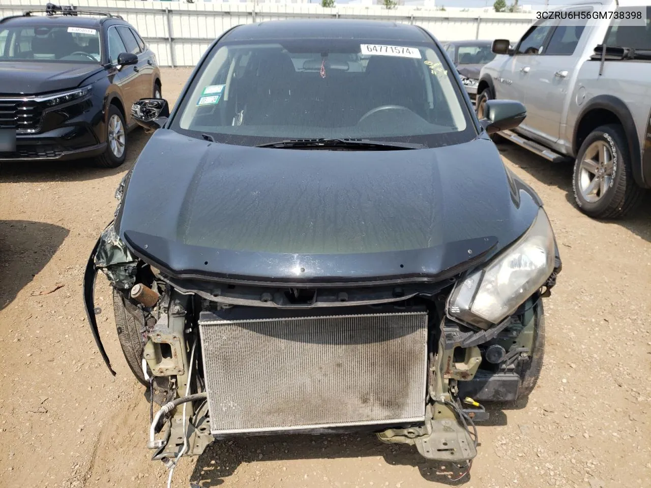 3CZRU6H56GM738398 2016 Honda Hr-V Ex