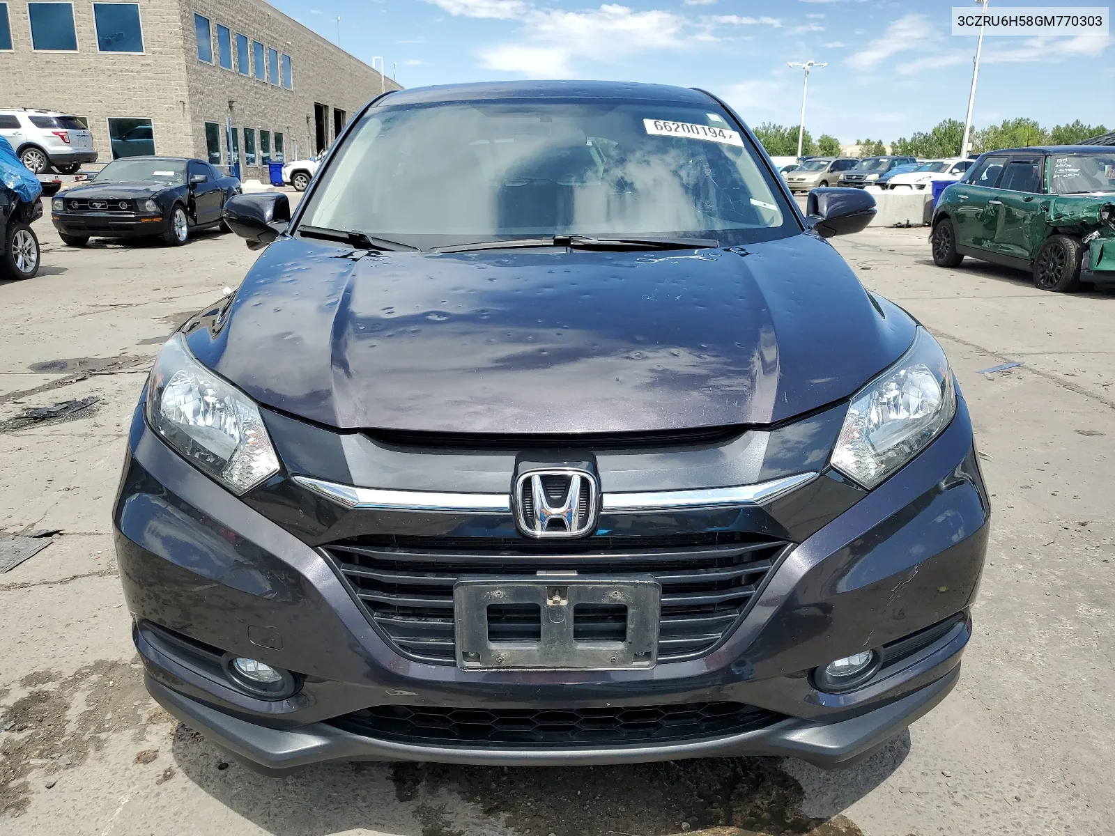 3CZRU6H58GM770303 2016 Honda Hr-V Ex