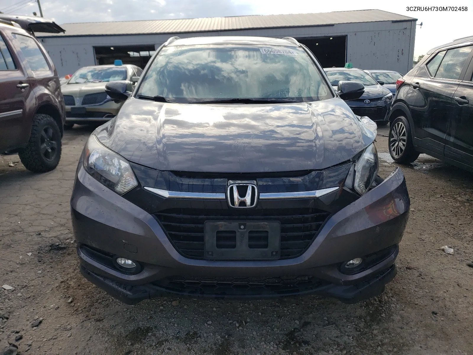 2016 Honda Hr-V Exl VIN: 3CZRU6H73GM702458 Lot: 66658764