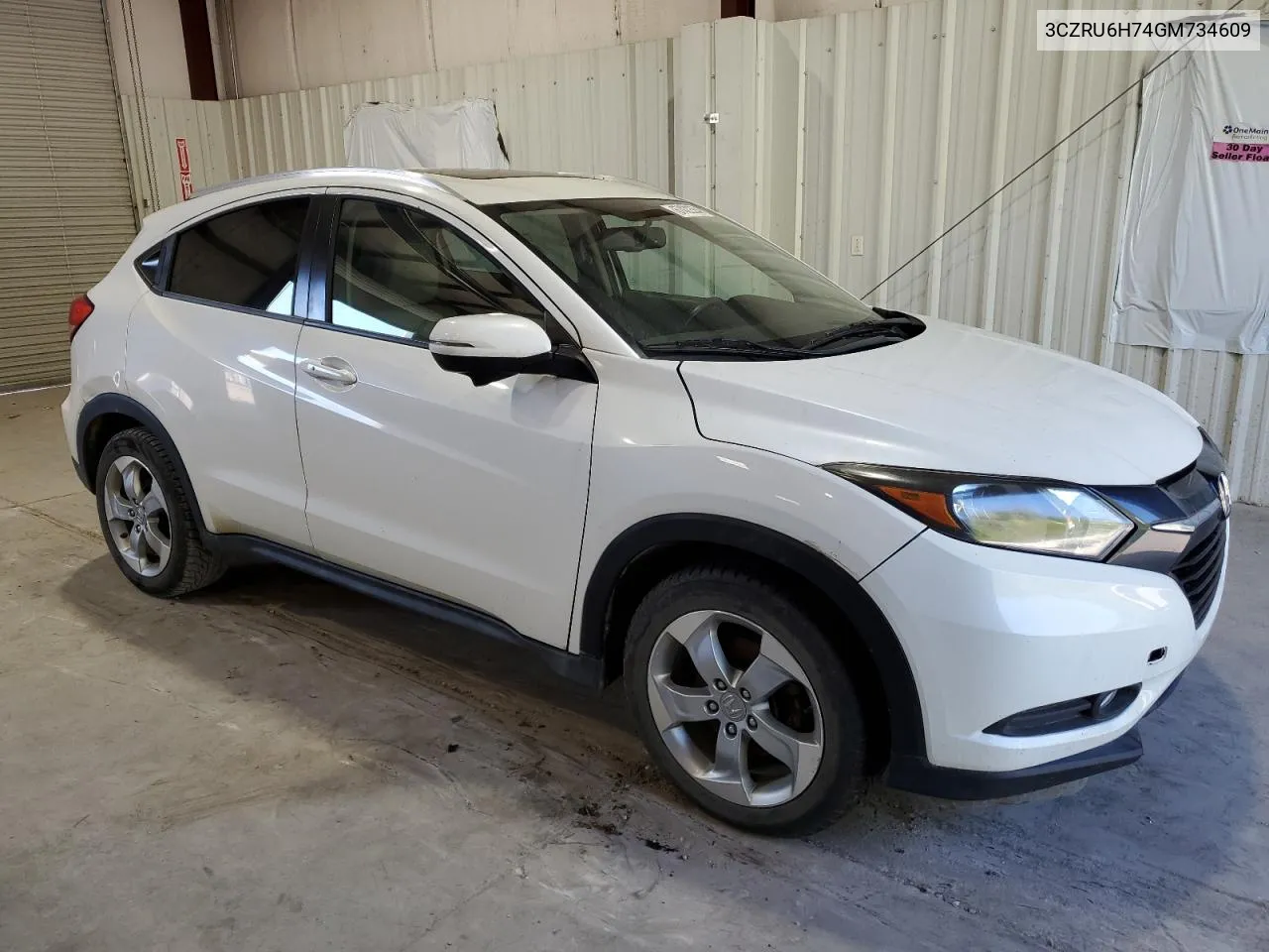 3CZRU6H74GM734609 2016 Honda Hr-V Exl