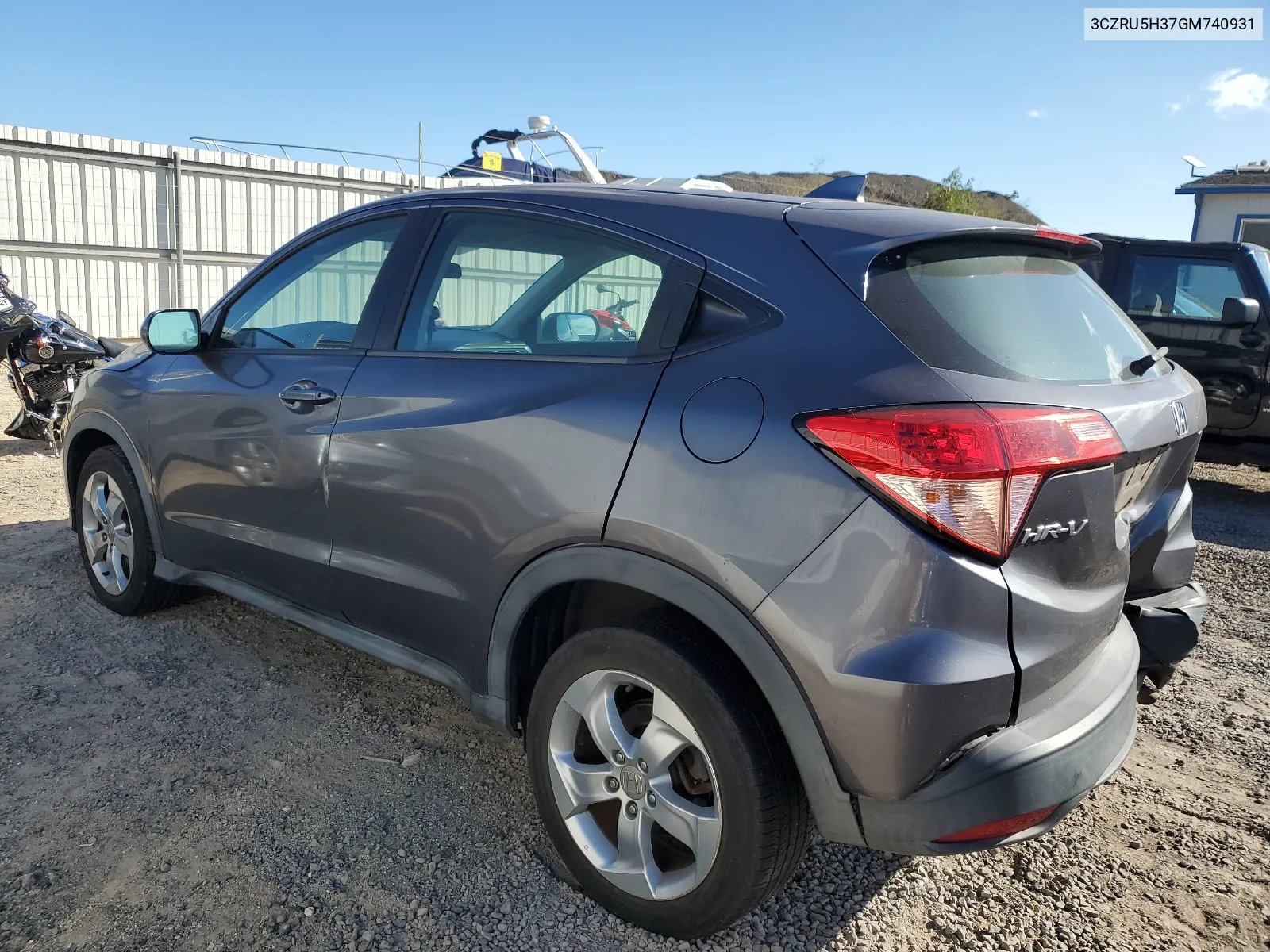 2016 Honda Hr-V Lx VIN: 3CZRU5H37GM740931 Lot: 67531804