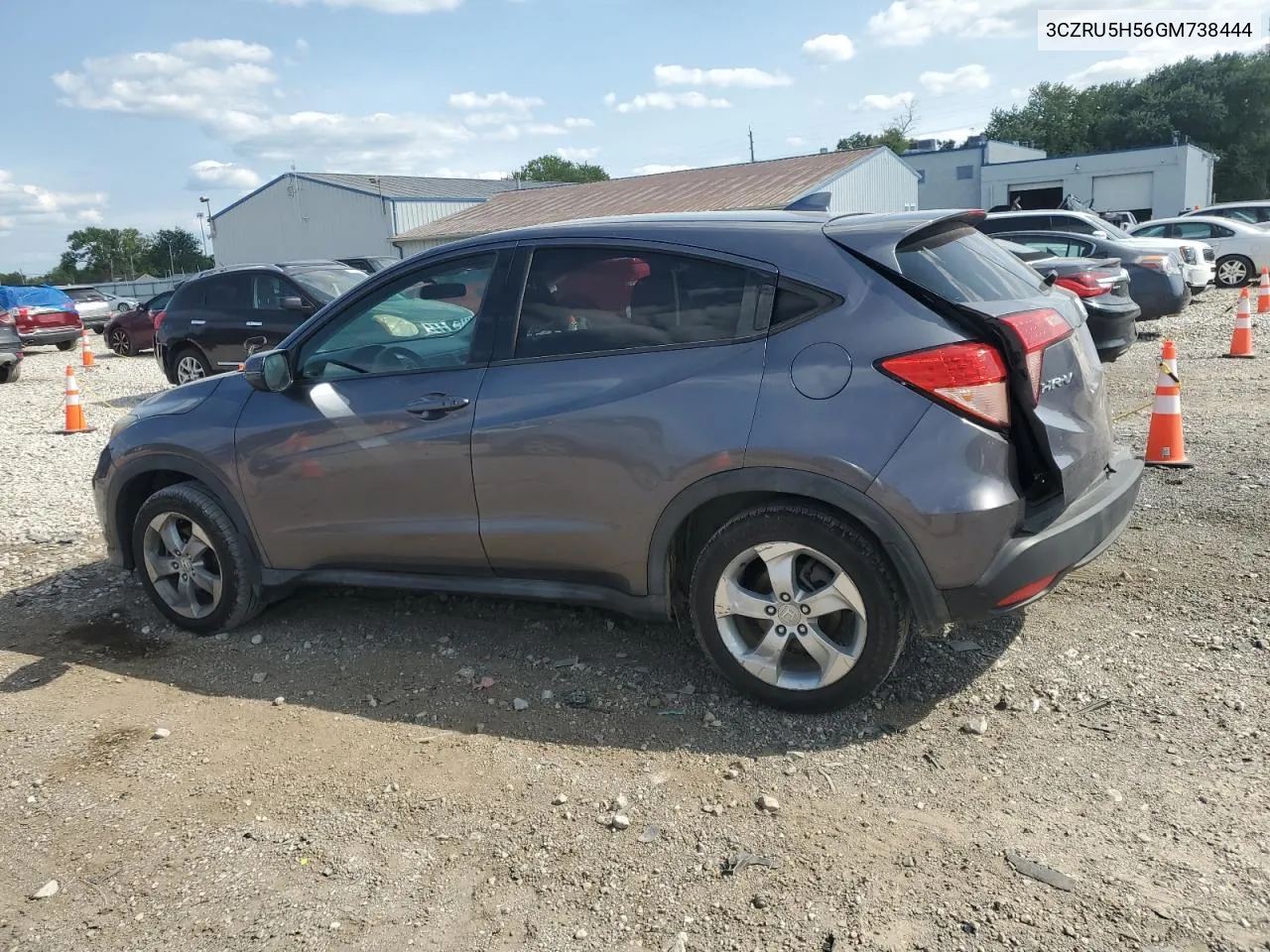 2016 Honda Hr-V Ex VIN: 3CZRU5H56GM738444 Lot: 67965134