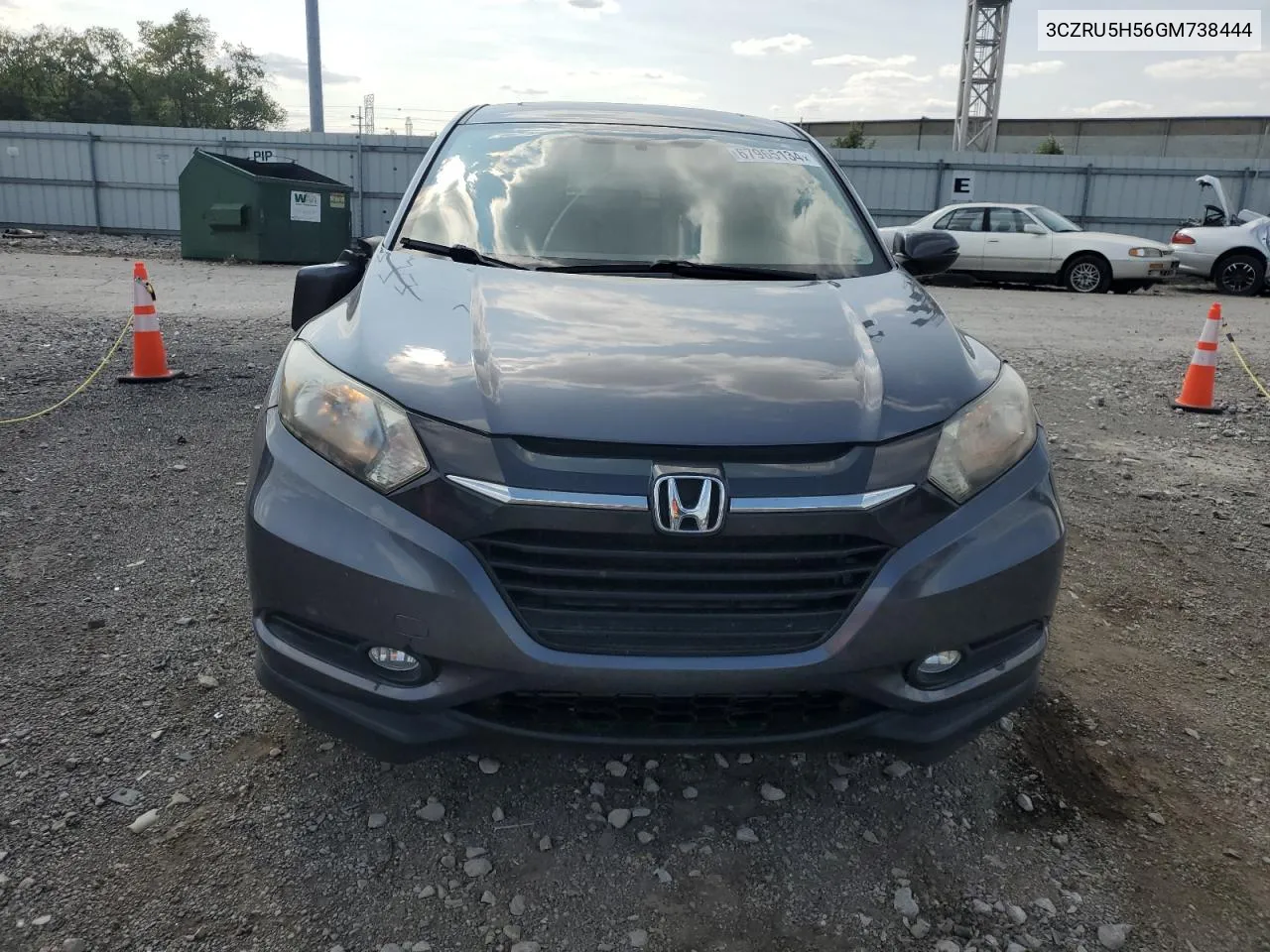 2016 Honda Hr-V Ex VIN: 3CZRU5H56GM738444 Lot: 67965134