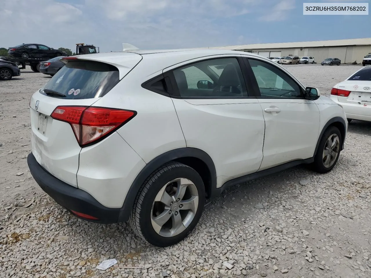 2016 Honda Hr-V Lx VIN: 3CZRU6H35GM768202 Lot: 68473994