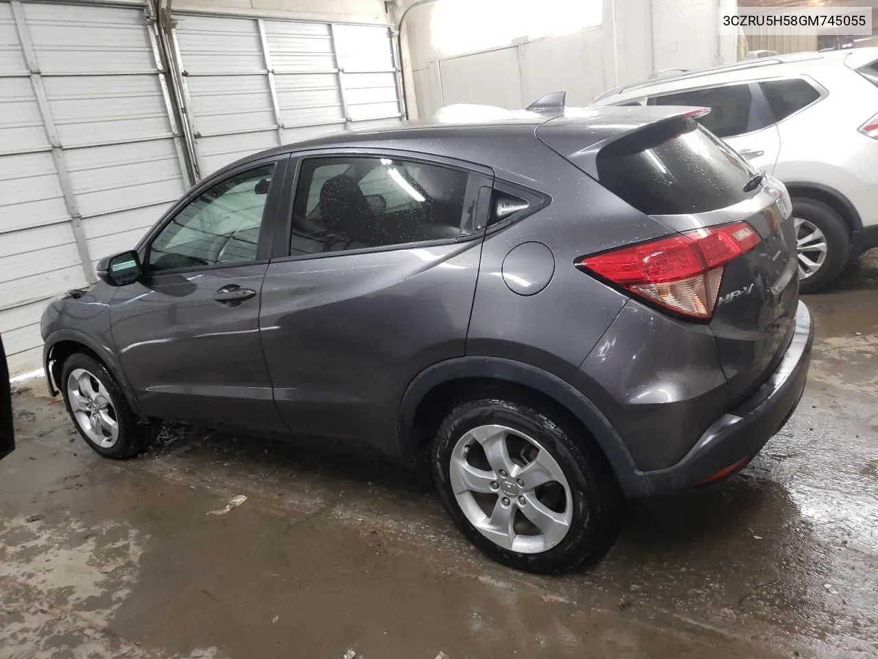 2016 Honda Hr-V Ex VIN: 3CZRU5H58GM745055 Lot: 68938874