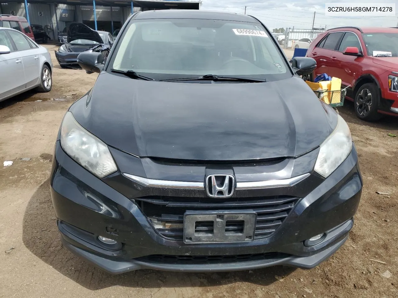 2016 Honda Hr-V Ex VIN: 3CZRU6H58GM714278 Lot: 68990674