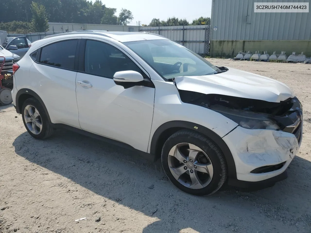 3CZRU5H74GM744423 2016 Honda Hr-V Exl