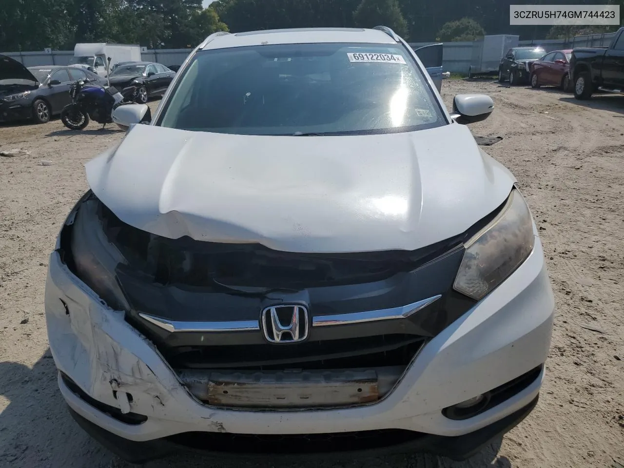 3CZRU5H74GM744423 2016 Honda Hr-V Exl