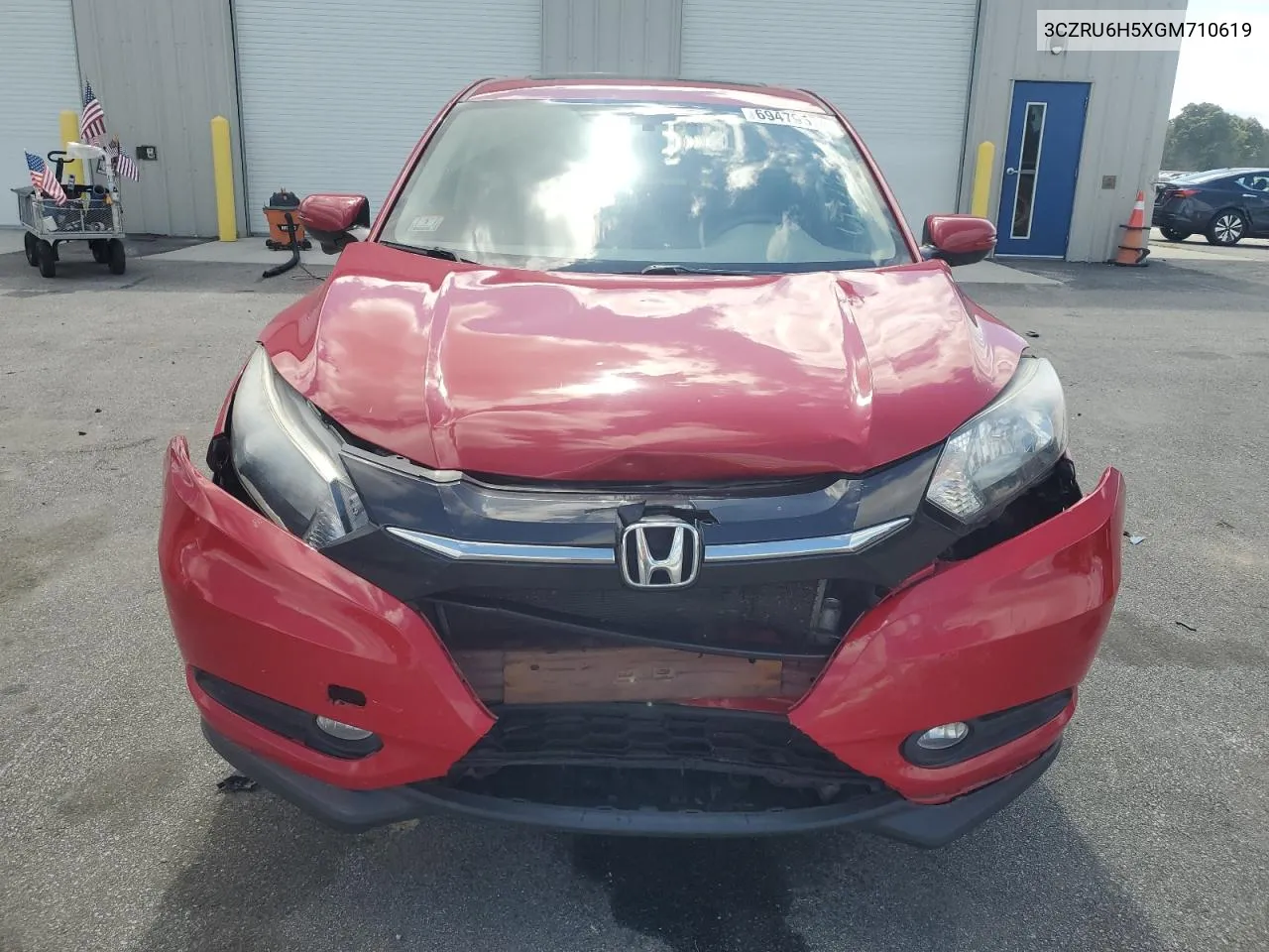 2016 Honda Hr-V Ex VIN: 3CZRU6H5XGM710619 Lot: 69479574