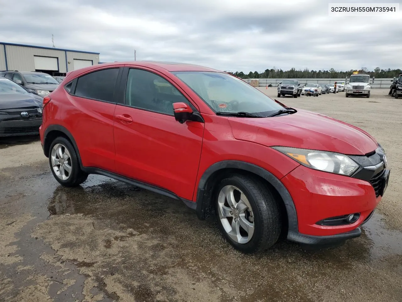 2016 Honda Hr-V Ex VIN: 3CZRU5H55GM735941 Lot: 69520204