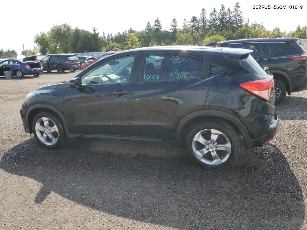 2016 Honda Hr-V Ex VIN: 3CZRU5H56GM101019 Lot: 69875664