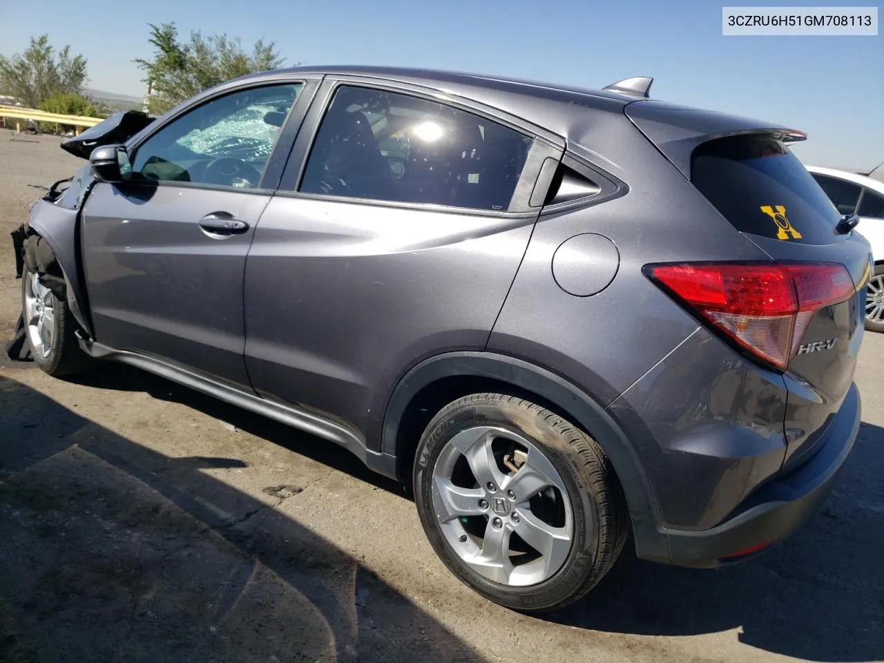 3CZRU6H51GM708113 2016 Honda Hr-V Ex