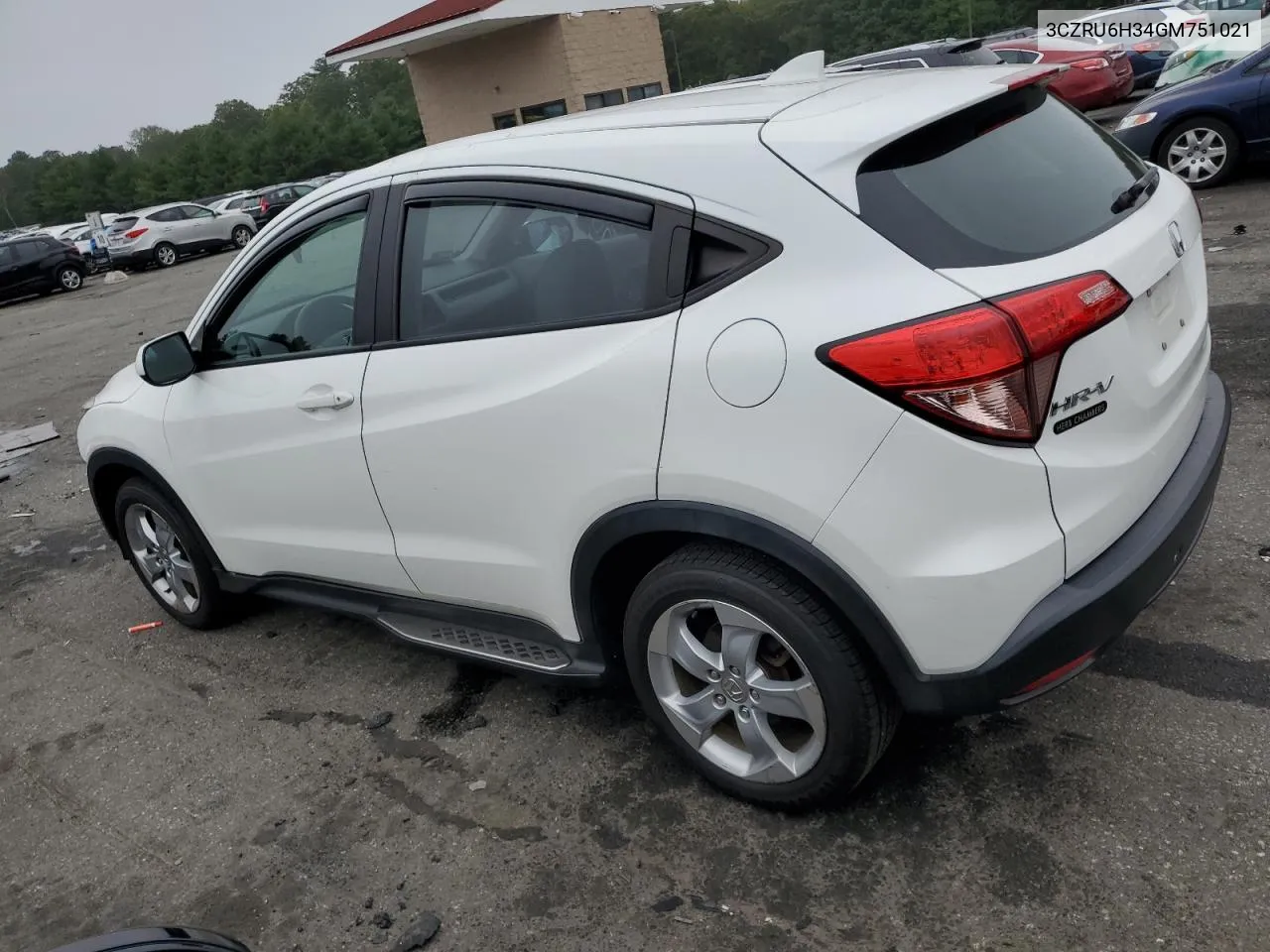 2016 Honda Hr-V Lx VIN: 3CZRU6H34GM751021 Lot: 70016704