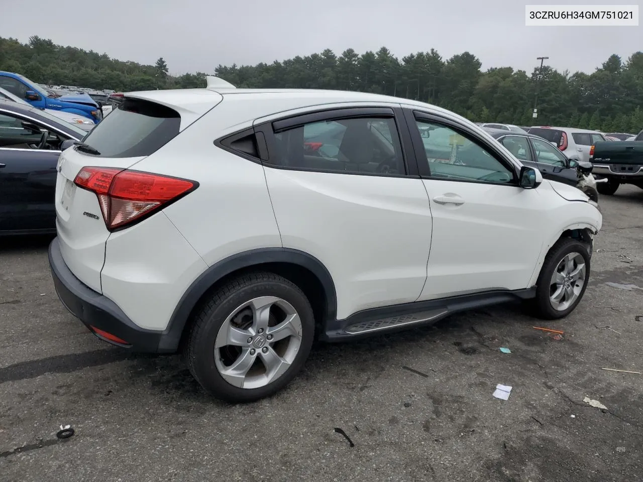 3CZRU6H34GM751021 2016 Honda Hr-V Lx