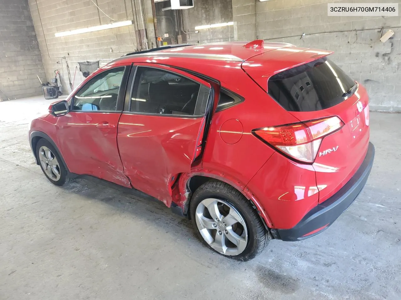 2016 Honda Hr-V Exl VIN: 3CZRU6H70GM714406 Lot: 70034514