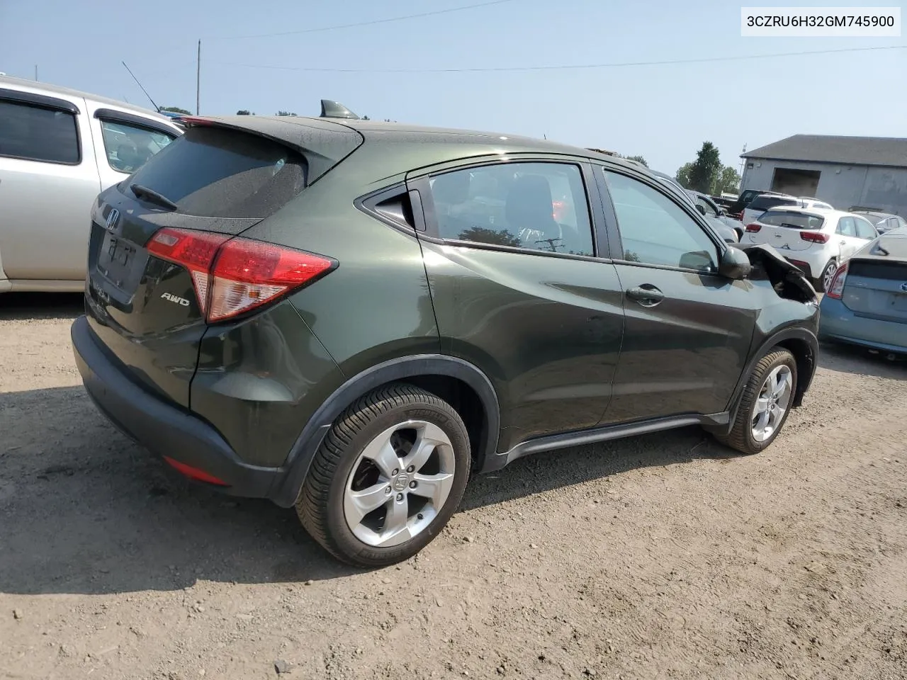 3CZRU6H32GM745900 2016 Honda Hr-V Lx