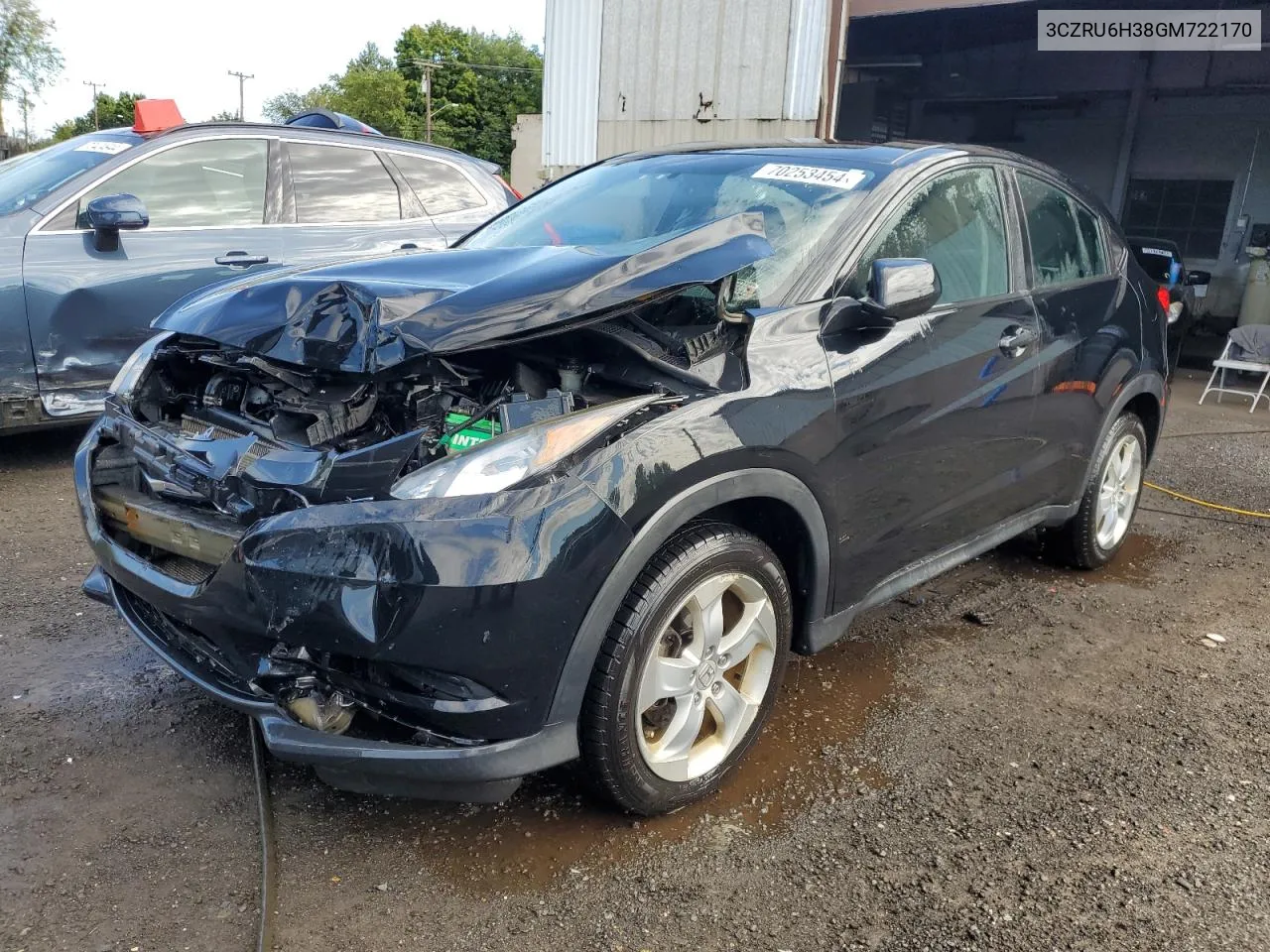 3CZRU6H38GM722170 2016 Honda Hr-V Lx