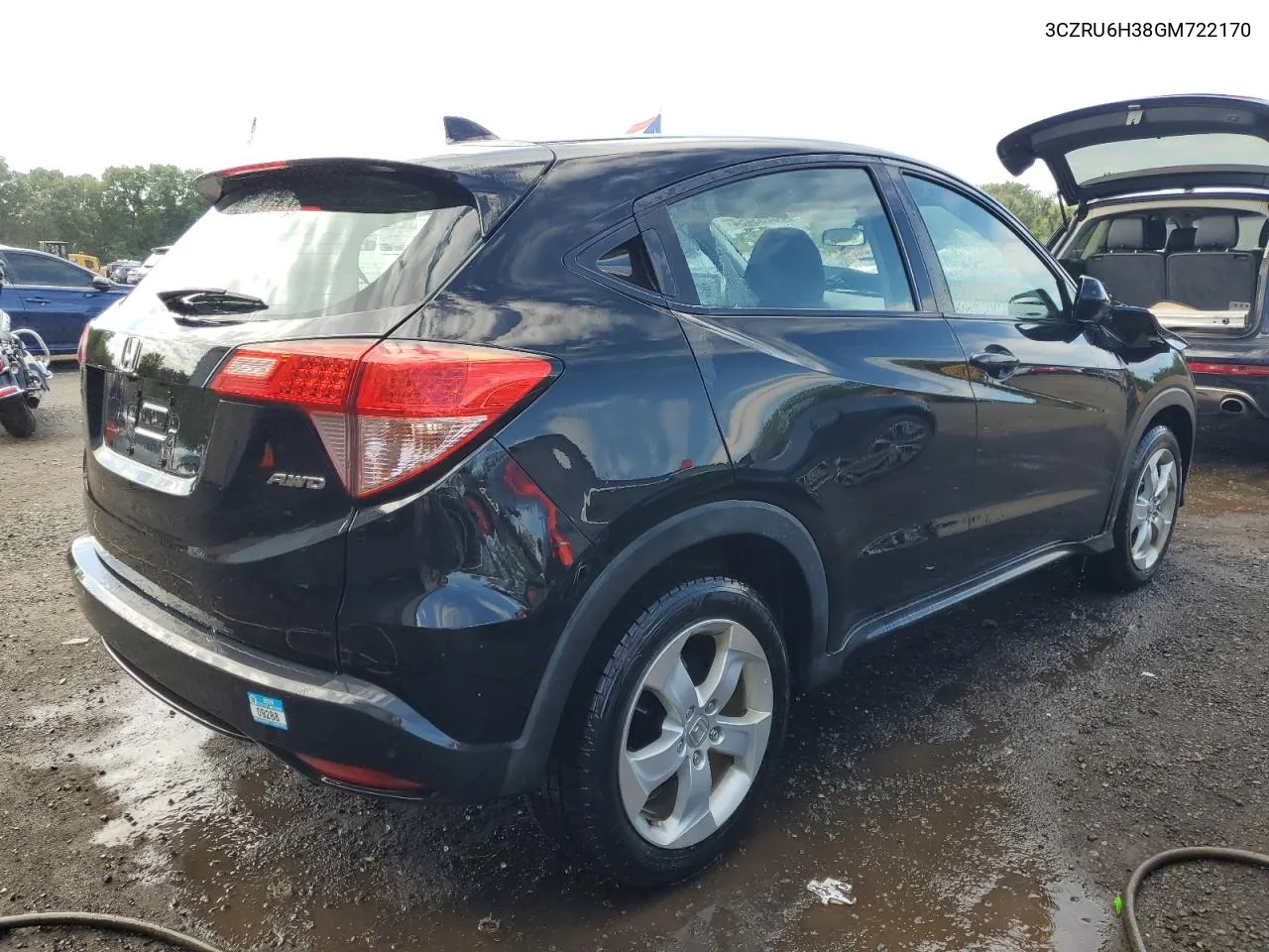 3CZRU6H38GM722170 2016 Honda Hr-V Lx