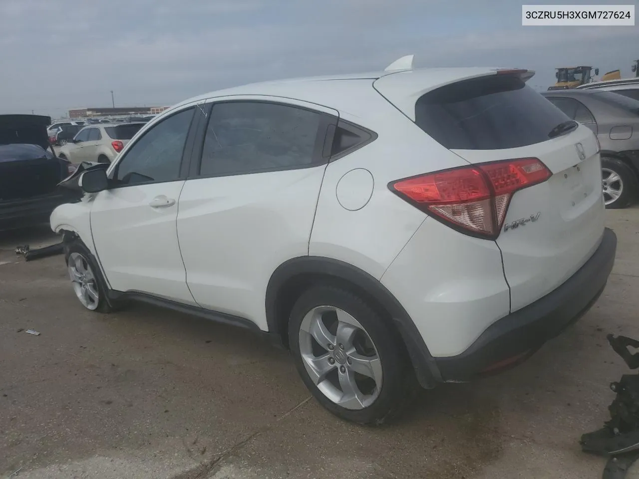 3CZRU5H3XGM727624 2016 Honda Hr-V Lx