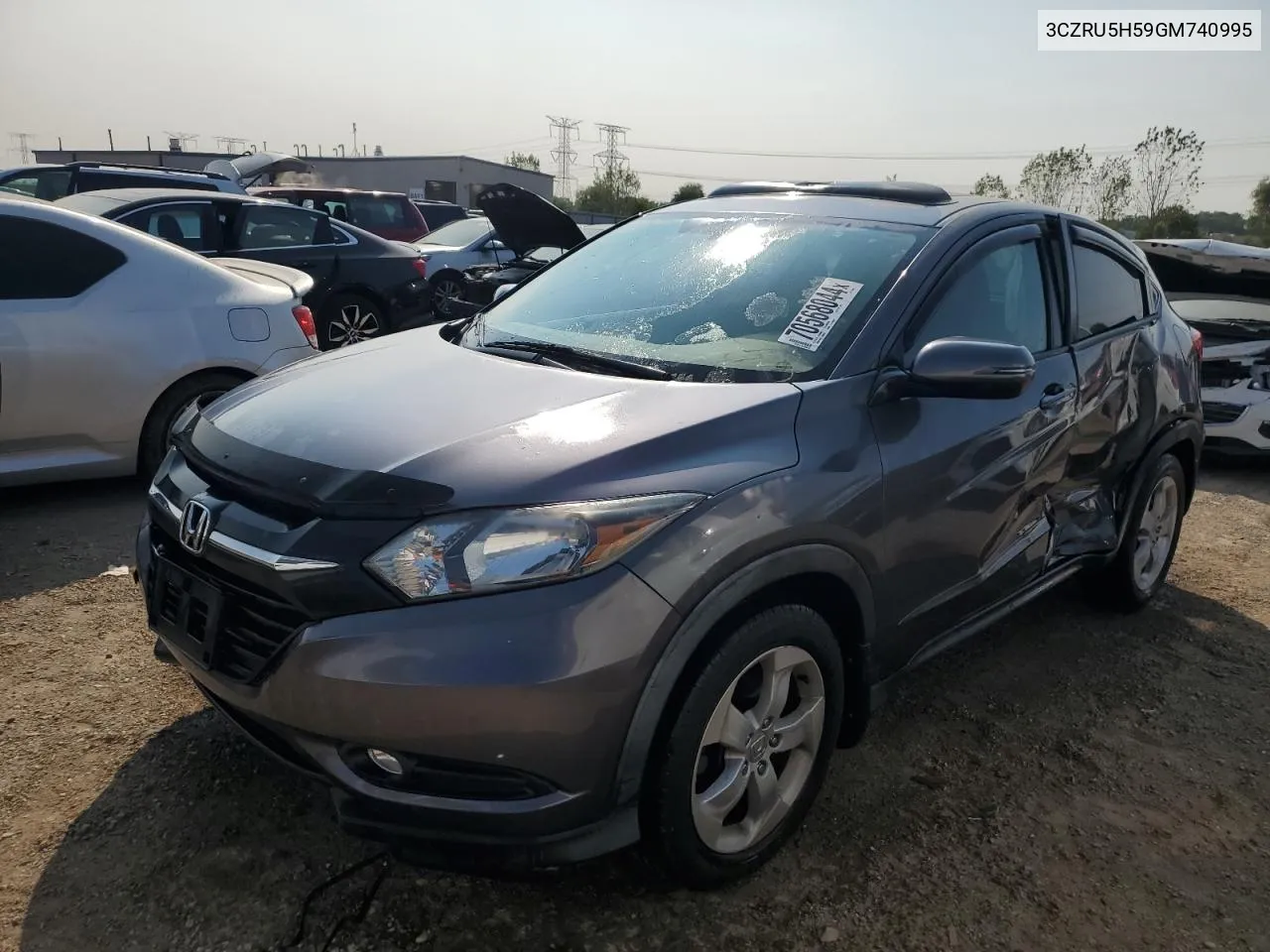 3CZRU5H59GM740995 2016 Honda Hr-V Ex