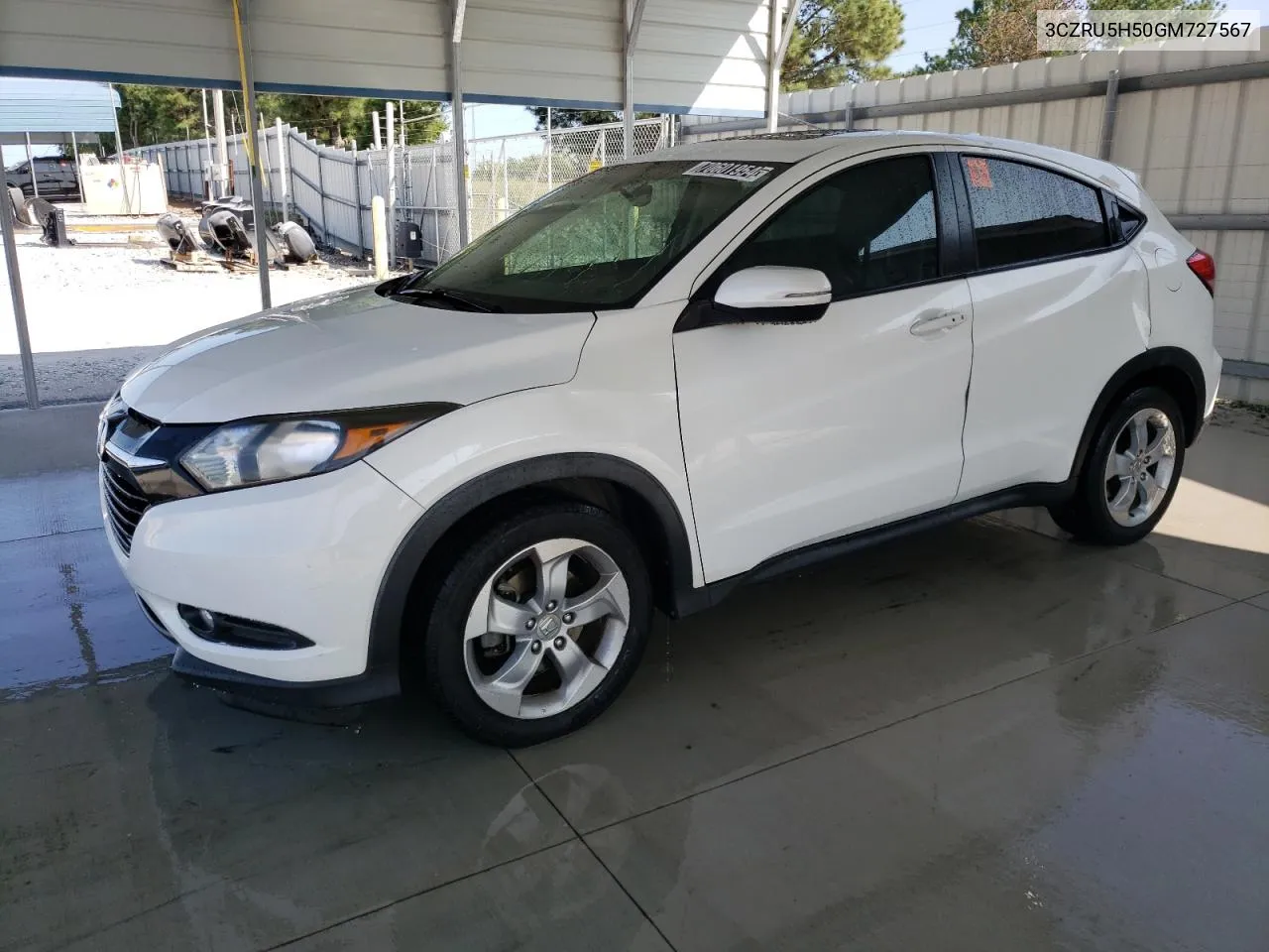 2016 Honda Hr-V Ex VIN: 3CZRU5H50GM727567 Lot: 70601954