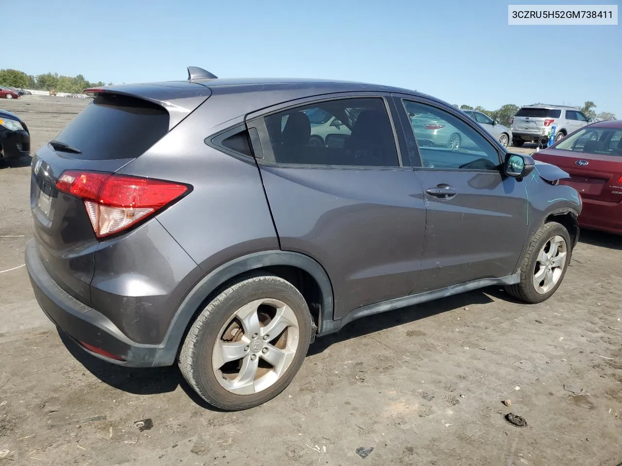 3CZRU5H52GM738411 2016 Honda Hr-V Ex