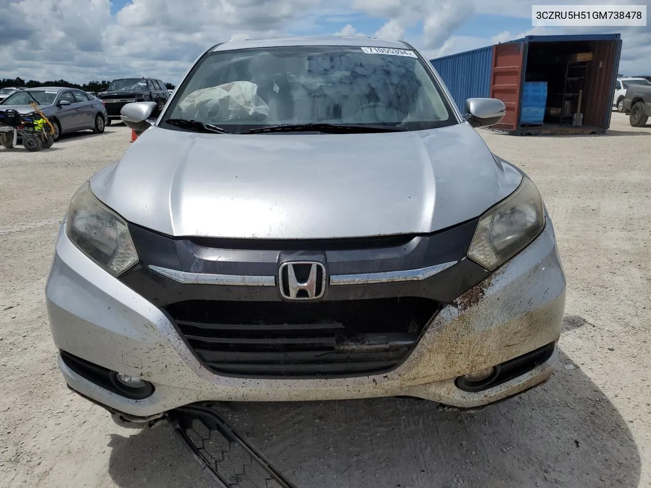 3CZRU5H51GM738478 2016 Honda Hr-V Ex