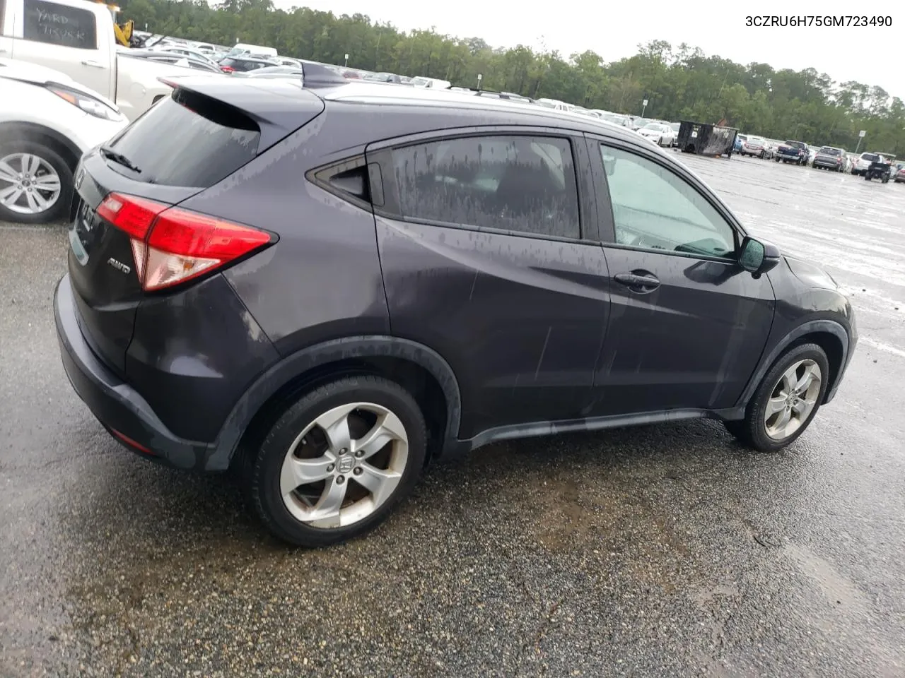 2016 Honda Hr-V Exl VIN: 3CZRU6H75GM723490 Lot: 71179004