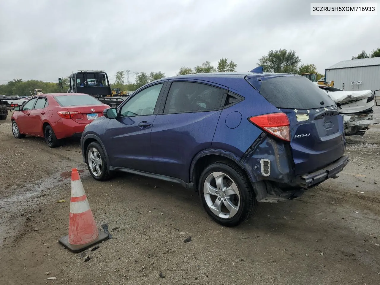 3CZRU5H5XGM716933 2016 Honda Hr-V Ex