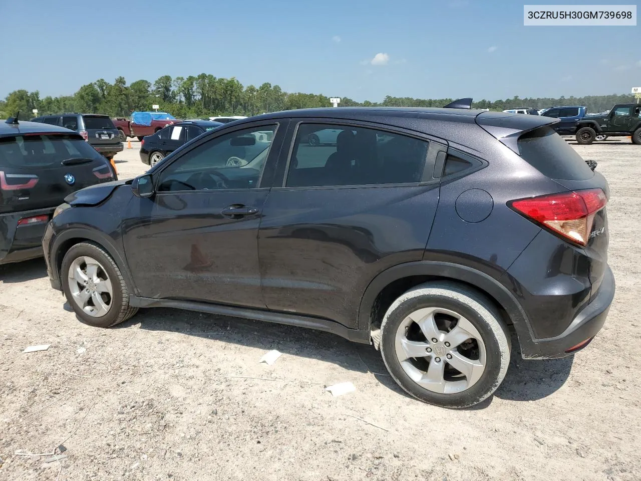 2016 Honda Hr-V Lx VIN: 3CZRU5H30GM739698 Lot: 71597074