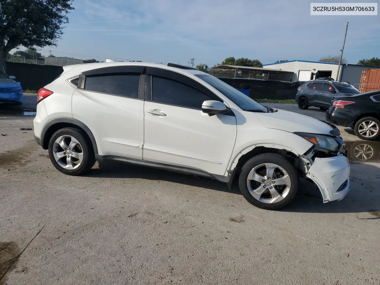 2016 Honda Hr-V Ex VIN: 3CZRU5H53GM706633 Lot: 71831214