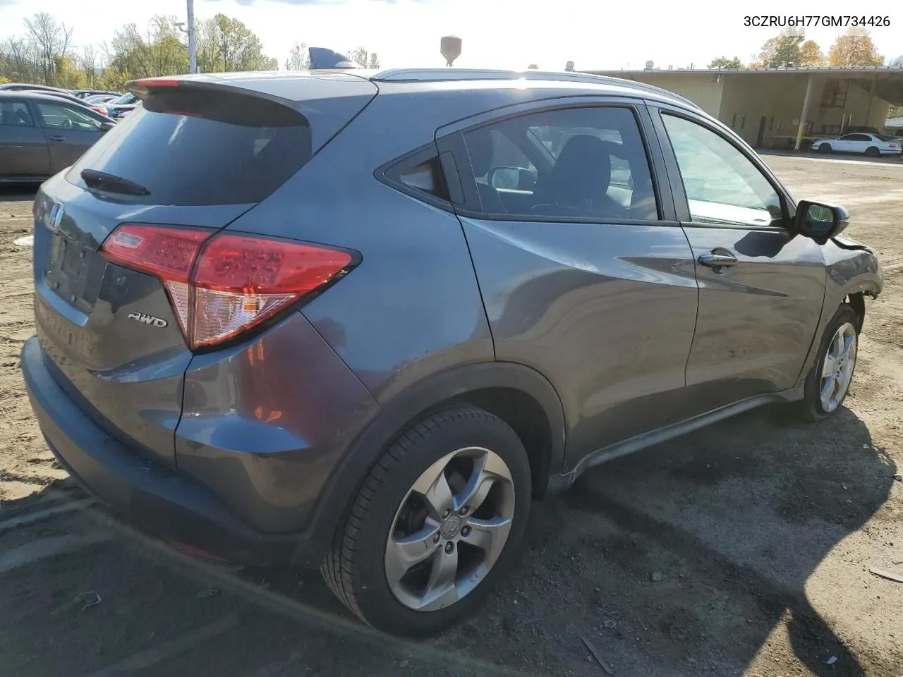 2016 Honda Hr-V Exl VIN: 3CZRU6H77GM734426 Lot: 72992894