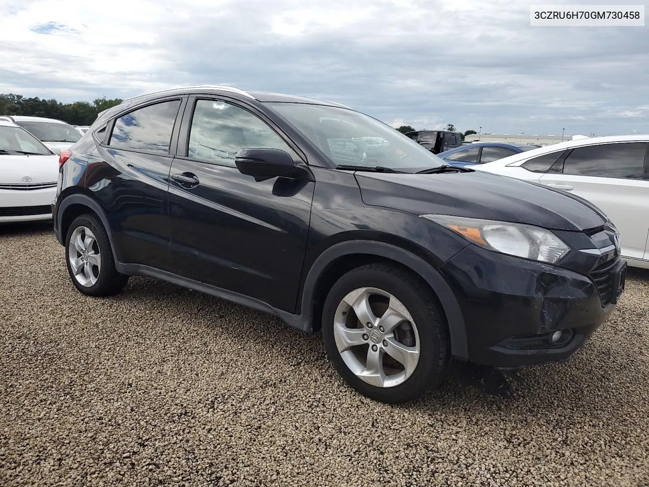 2016 Honda Hr-V Exl VIN: 3CZRU6H70GM730458 Lot: 74348594