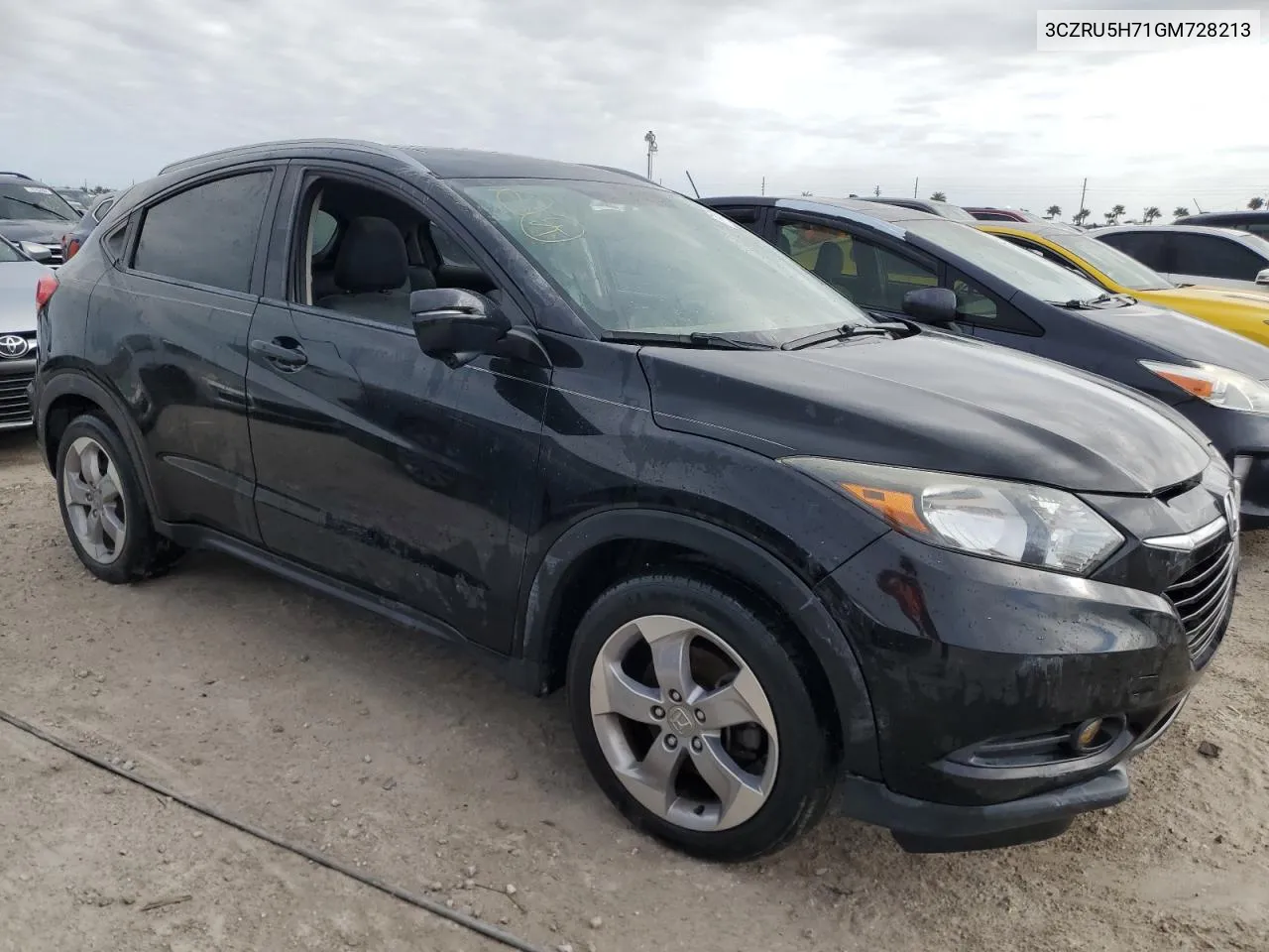 2016 Honda Hr-V Exl VIN: 3CZRU5H71GM728213 Lot: 74359834