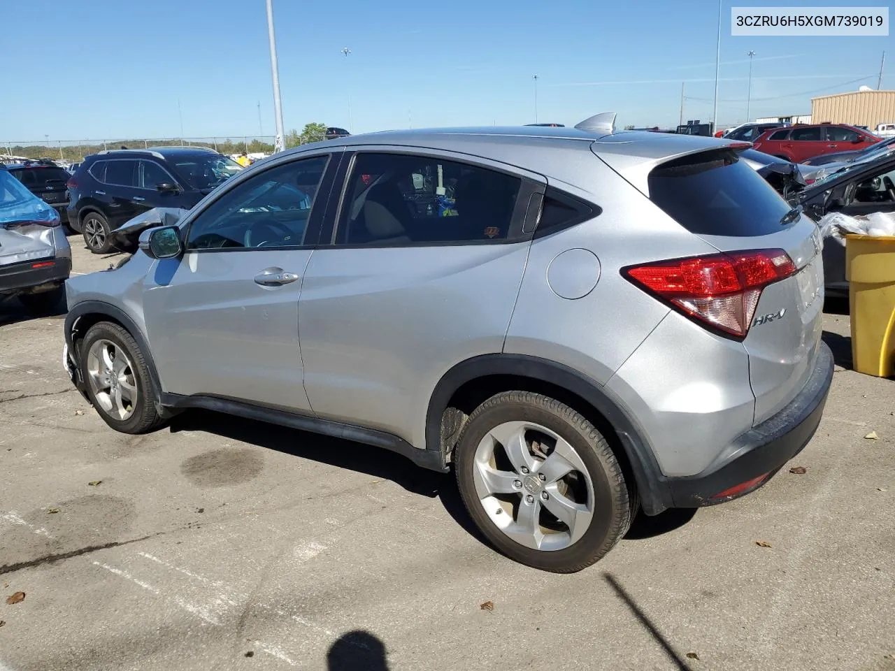 2016 Honda Hr-V Ex VIN: 3CZRU6H5XGM739019 Lot: 74533114