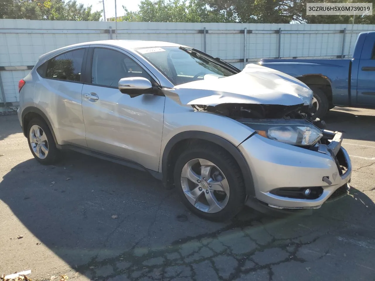 2016 Honda Hr-V Ex VIN: 3CZRU6H5XGM739019 Lot: 74533114