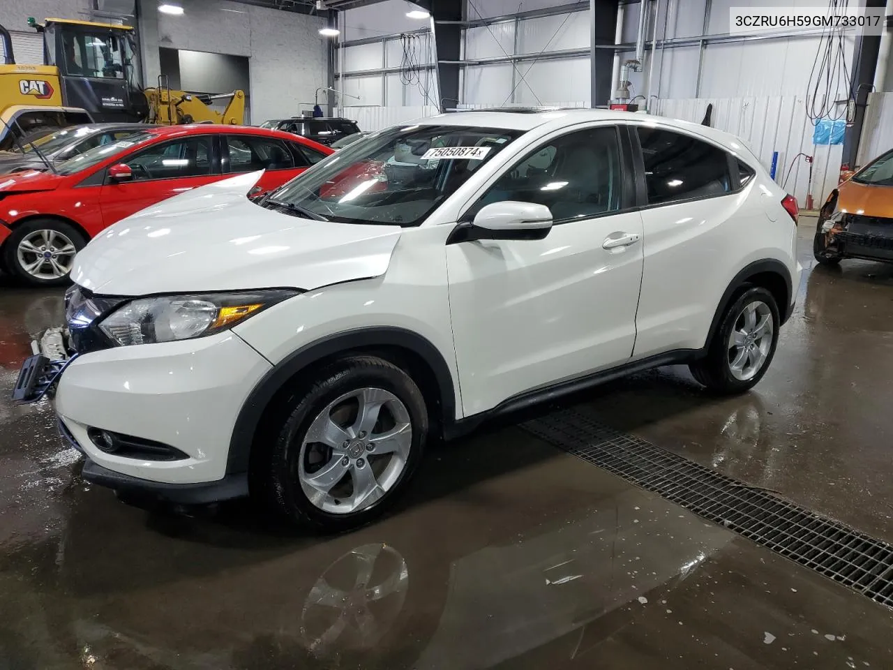 2016 Honda Hr-V Ex VIN: 3CZRU6H59GM733017 Lot: 75050874