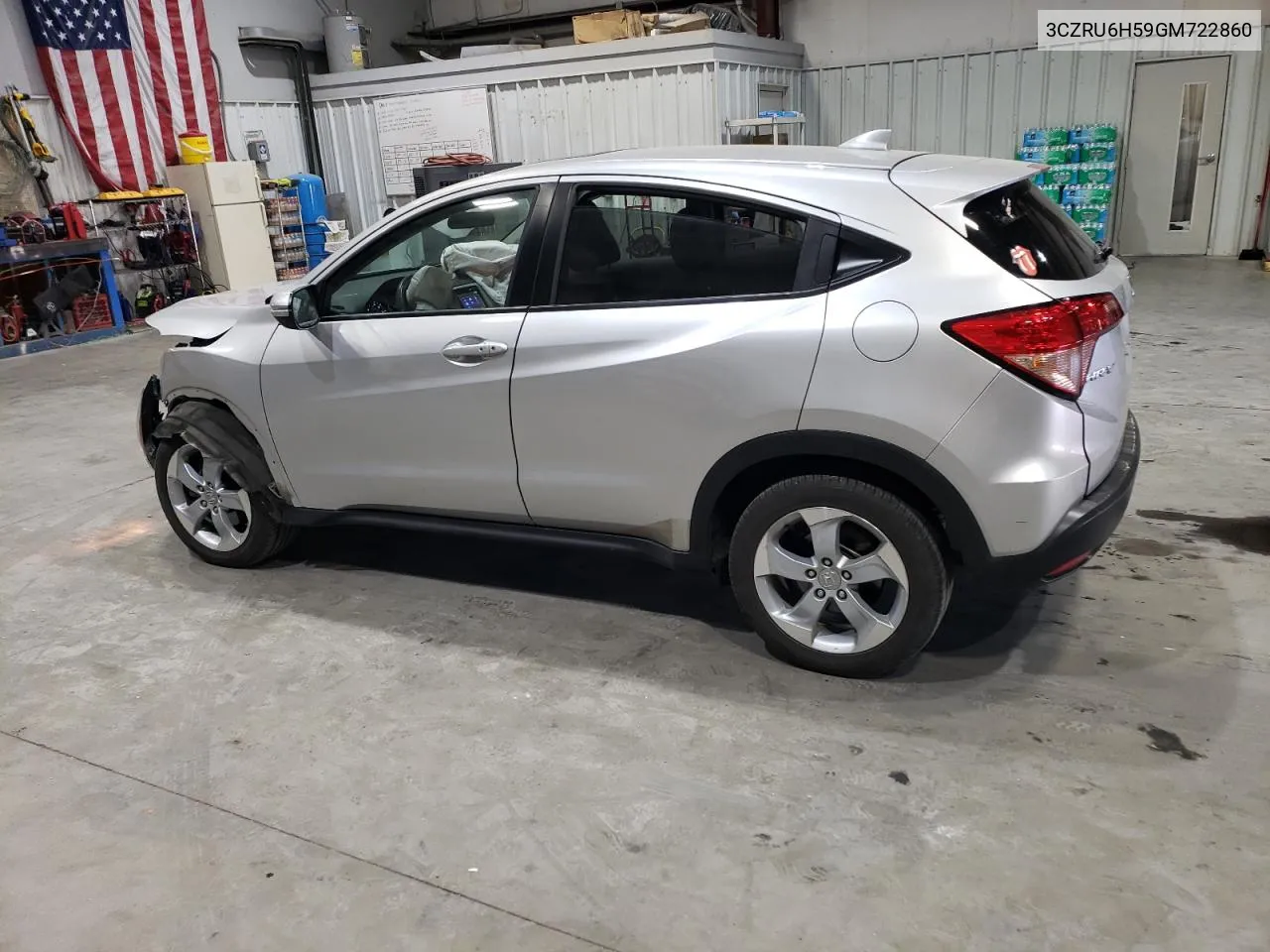 2016 Honda Hr-V Ex VIN: 3CZRU6H59GM722860 Lot: 75230664