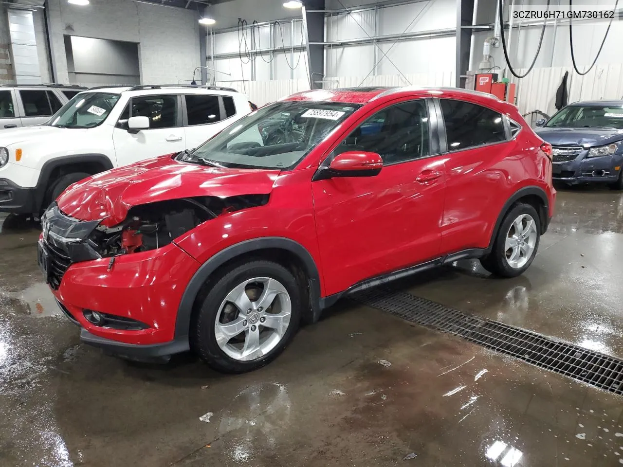 3CZRU6H71GM730162 2016 Honda Hr-V Exl