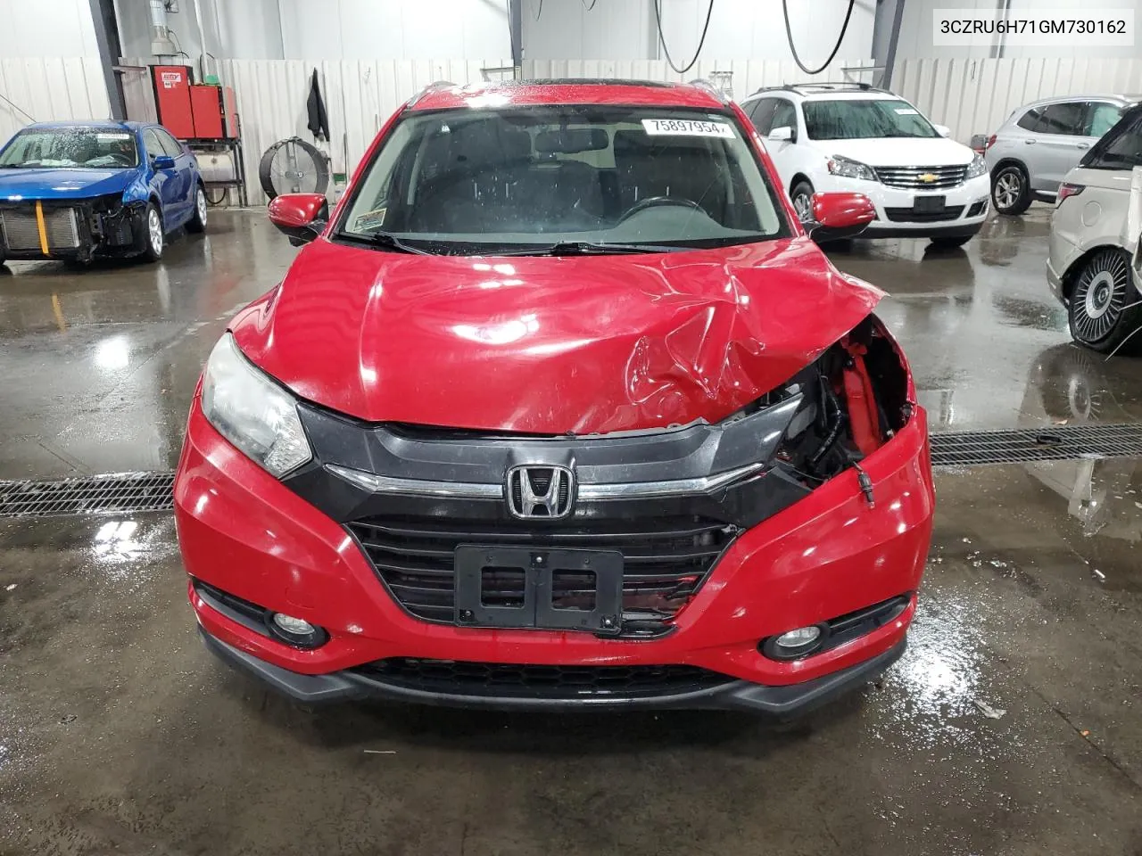 3CZRU6H71GM730162 2016 Honda Hr-V Exl