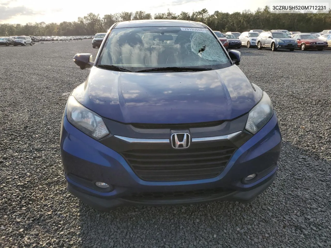 2016 Honda Hr-V Ex VIN: 3CZRU5H52GM712231 Lot: 76195644