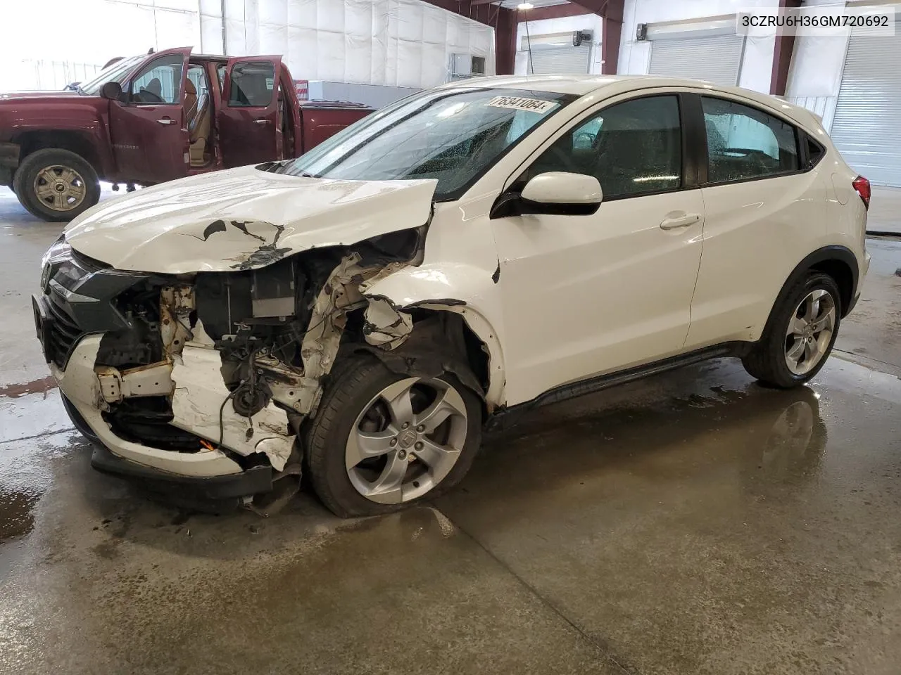 2016 Honda Hr-V Lx VIN: 3CZRU6H36GM720692 Lot: 76341064