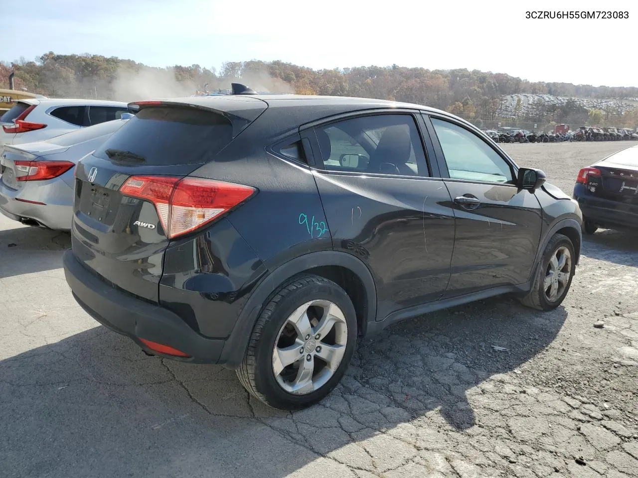 2016 Honda Hr-V Ex VIN: 3CZRU6H55GM723083 Lot: 76682274