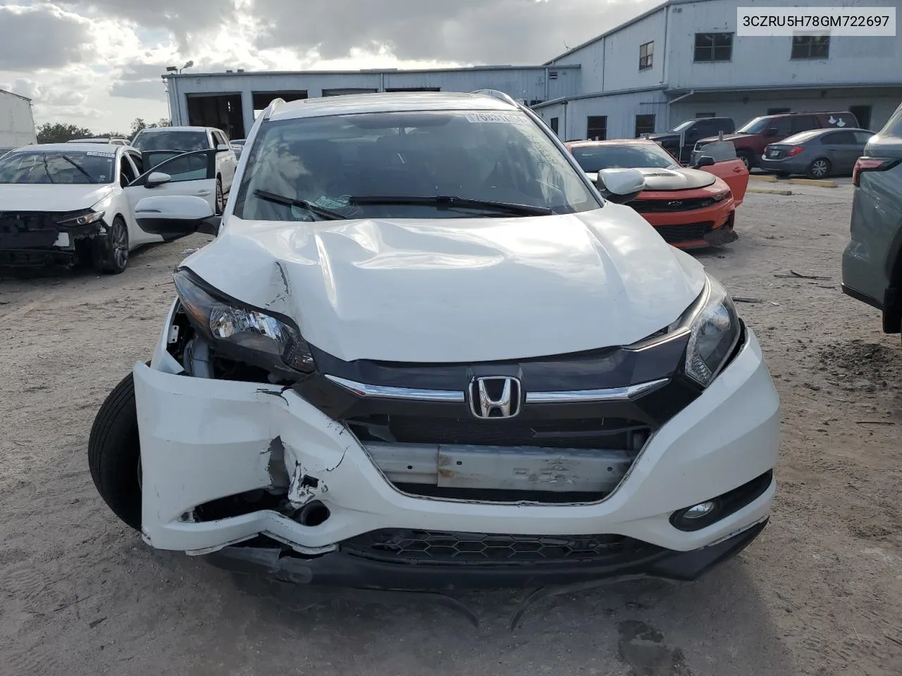 3CZRU5H78GM722697 2016 Honda Hr-V Exl