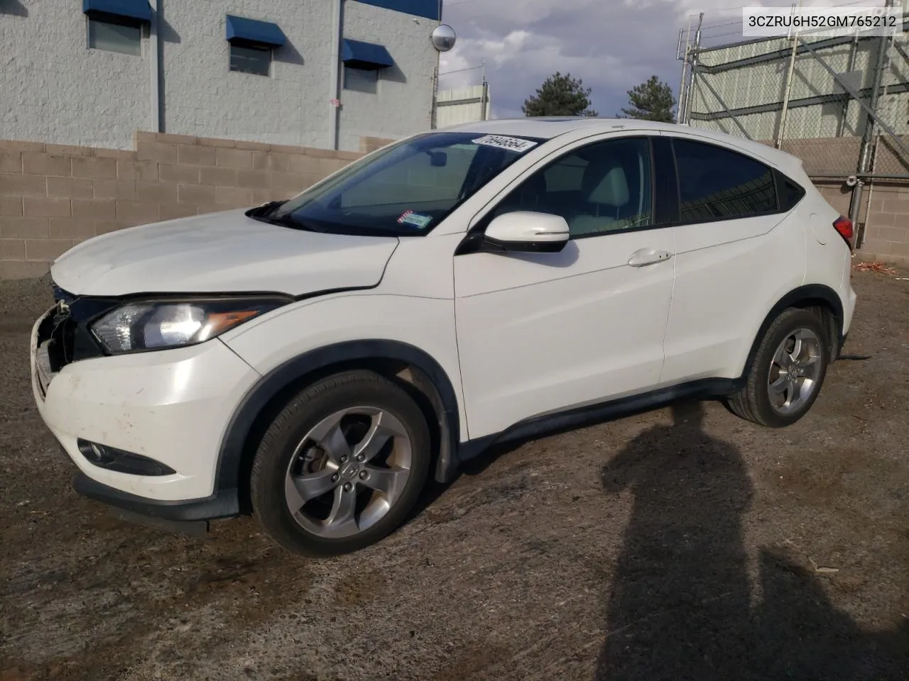 2016 Honda Hr-V Ex VIN: 3CZRU6H52GM765212 Lot: 76946564